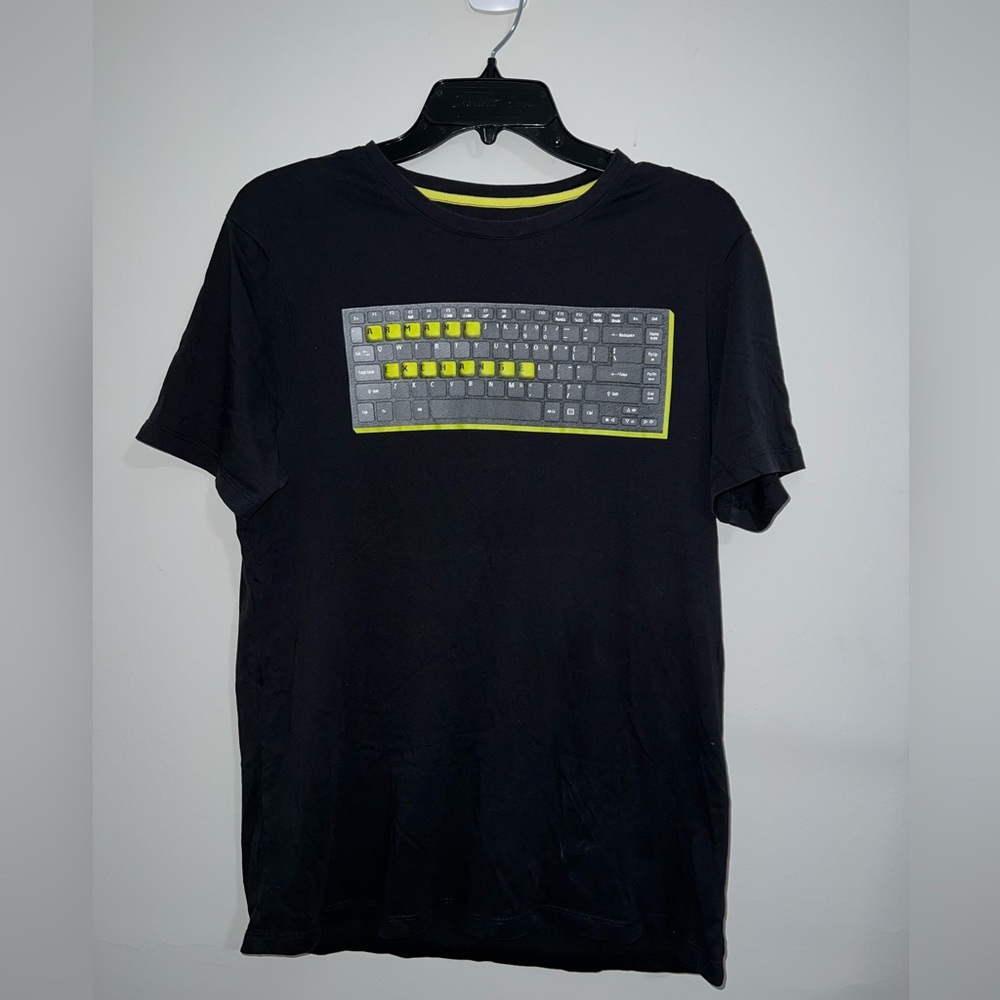 Armani Exchange Neon Keyboard Crew T-shirt